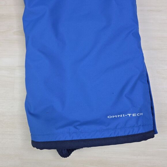 Columbia Snow Pants Blue Omni Heat Tech Insulated Thermal Ski Pants Size Large - Picture 10 of 12